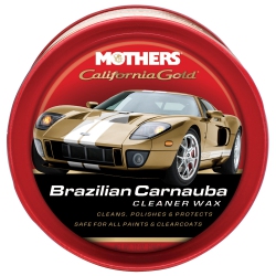 MOTHERS POLISH Mothers California Brazilian Carnauba Cleaner Wax Paste - 12OZ In Gold