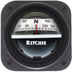 RITCHIE COMPASSES Compass, Bulkhed/slope, 2.75" Dial In Grey
