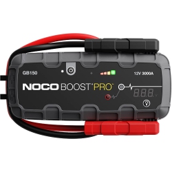 NOCO Boost Pro GB150 3000 Amp 12-Volt Ultrasafe Lithium Car Battery Booster Pack, Portable Power Bank Charger, And Jumper Cables
