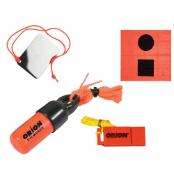 ORION Signaling Kit - Flag, Mirror, Dye Marker & Whistle In Multicolor