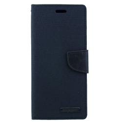 GOOSPERY Iphonexr Canvas Diary Flip, Black