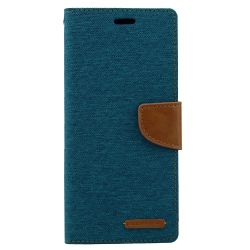 GOOSPERY Iphonexr Canvas Diary Flip, Green