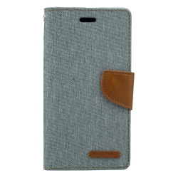 GOOSPERY Iphonexr Canvas Diary Flip, Grey