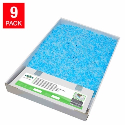 SCOOPFREE Litter Tray Refills With Premium Crystals, 9-Pack In Blue