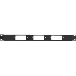 MIDDLE ATLANTIC Decp-1X3 1U Triple Decora Rack Panel