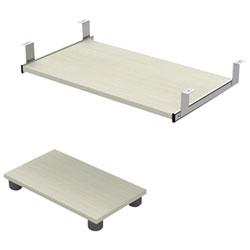 Prestige + Keyboard Shelf - White Chocolate