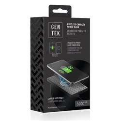 GENTEK Battery And Surface Recharge Wireless 5000 Mah In Black