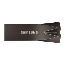 SAMSUNG 128GB USB 3.1 Flash Drive Bar Plus Titan Up to 300Mb/s (Muf-128Be4) In Gray