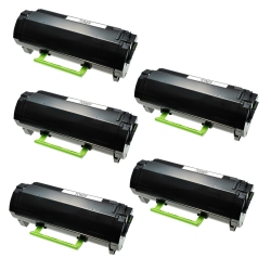 MAX SAVING -5 Pack Compatible Toner Cartridge for 51B1000, Lexmark Ms317Dn, Ms417Dn, Ms517Dn, Ms617Dn&mx317Dn, Mx417De, Mx517De, Mx617De (2.5K)