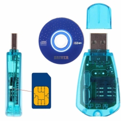 ELECTROX USB Cellphone Standard Sim Card Reader Copy Writer Sms Backup Gsm/cdma+CD Ky