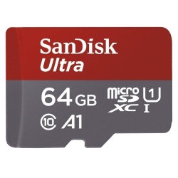 SANDISK Ultra 64GB Microsdxc Uhs-I Card With Adapter