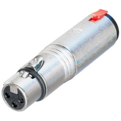 NEUTRIK Na3Fj Circular Adapter - 3-Pole Xlr Female to 1/4 Female
