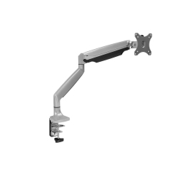 MOUNT-IT! Mount-It Single Monitor Arm Desk Mount, Gas Spring, Full Motion, Fits 13-32" Panel, C-Clamp & Grommet Base-(Mi-1771)