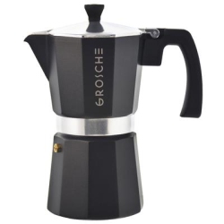 GROSCHE 9 Cup Milano Stovetop Espresso Maker - In Charcoal