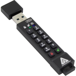 APRICORN Apricon Aegis Secure Key 3Nx: Software-Free 256-Bit Aes Xts Encrypted USB 3.1 Flash Key With Fips 1