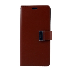 GOOSPERY Galaxy S9 Plus Rich Diary Flip, Brown
