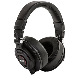 LYXPRO Has-30 Closed Back Over-Ear Professional Recording Headphones for Studio Monitoring, Dj And Home Entertainment, Black