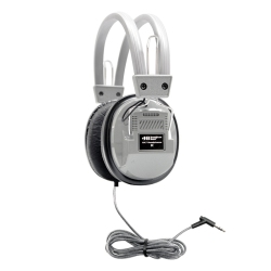 HAMILTON BUHL Hamiltonbuhl Schoolmate Deluxe Stereo Headphone With 3.5MM Plug In Gray