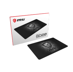 MSI Agility Gd20 Non-Slip Rubber Base 12.6"x 8.67"x 0.2" Gaming Mouse Pad