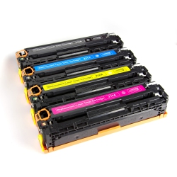PRINTER SOLUTION Brand New Compatible HP Cf210A Cf211A Cf212A Cf213A Cmyk Compatible Toner Set