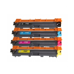 PRINTER SOLUTION Brand New Compatible Brother Tn221/tn225 Cmyk Compatible Toner Set for Hl-3140Cw, Mfc-9330CDw/9340CDw/9130Cw