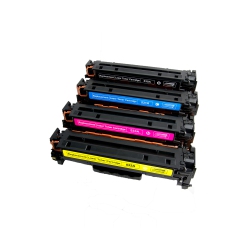 PRINTER SOLUTION Brand New Compatible HP Cc530A Cc531A Cc532A Cc533A Cmyk Compatible Toner Set