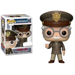 FUNKO Pop Marvel 3.75 Inch Action Figure Captain America - General Stan Lee #282 Exclusive