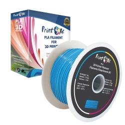 PRINTOXE 3D Pla Printer Filament 1.75 MM - 1Kg Spool (2.2 Lbs) Dimensional Accuracy +/- ® Brand In Light Blue