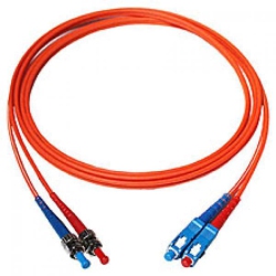 TECHCRAFT Cfod-Stsc1M Optic Fiber Network Cable Om1 St to Sc Optical 1M (3 Ft) In Orange