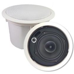 PROLOGUE Pl-C60 In-Ceiling Speaker In Can 6.5" 60 Watts 8 Ohms Or 70V In White