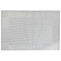KOZY NICHE Vinyl Placemat (Classic) (Silver)(Set Of 12)