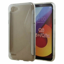 CSMART 【】 Ultra Thin Soft Tpu Silicone Jelly Bumper Back Cover Case for Lg Q6, Clear