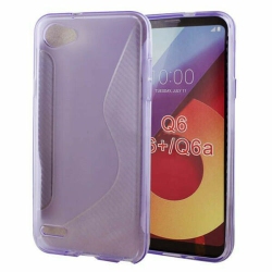 CSMART 【】 Ultra Thin Soft Tpu Silicone Jelly Bumper Back Cover Case for Lg Q6 In Purple