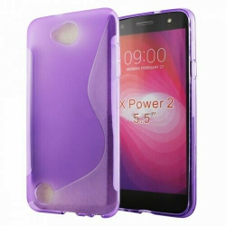 CSMART 【】 Ultra Thin Soft Tpu Silicone Jelly Bumper Back Cover Case for Lg X Power 2 In Purple