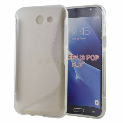 CSMART 【】 Ultra Thin Soft Tpu Silicone Jelly Bumper Back Cover Case for Samsung Galaxy J3 Prime / J3 2017, Clear