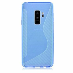CSMART 【】 Ultra Thin Soft Tpu Silicone Jelly Bumper Back Cover Case for Samsung Galaxy S9 In Blue