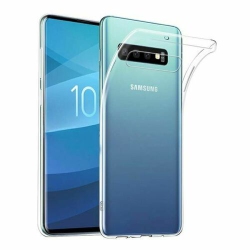 CSMART 【】 Ultra Thin Soft Tpu Silicone Jelly Bumper Back Cover Case for Samsung Galaxy S10 Plus, Transparent Clear