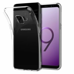 CSMART 【】 Ultra Thin Soft Tpu Silicone Jelly Bumper Back Cover Case for Samsung Galaxy S9, Transparent