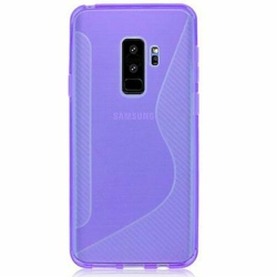 CSMART 【】 Ultra Thin Soft Tpu Silicone Jelly Bumper Back Cover Case for Samsung Galaxy S9 Plus In Purple