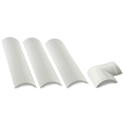 TEXONIC Paintable Cable Management Kit | Flat Panel Cable Wall Cover