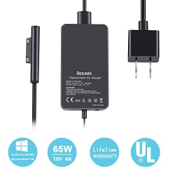BBJUNER Surface Charger 65W 15V 4A Power Supply Compatible for Surface Book, Surface Laptop, Surface Pro, Pro 4, Pro 3 With 2M