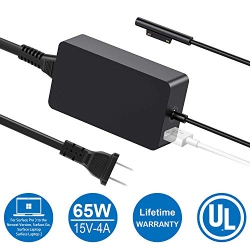 HUNDA 65W Surface Pro Surface Laptop Charger, 65W 15V 4A Power Supply for Surface Pro 6, 5, 4, 3 Surface Laptop 2 Surface Pro