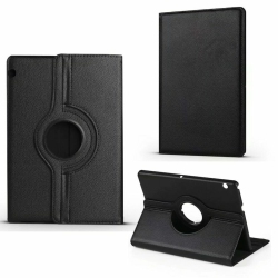 CSMART 【】 360 Rotating Pu Leather Stand Case Smart Cover for Huawei Mediapad T3 10" In Black