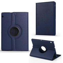CSMART 【】 360 Rotating Pu Leather Stand Case Smart Cover for Huawei Mediapad T3 10" In Navy