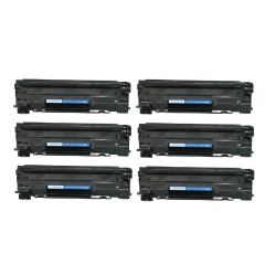 PRINTER SOLUTION Brand New Compatible 6 Pack Canon 137 Toner Cartridge for Imageclass Mf212W/mf216N/mf227Dw/mf229Dw In Black