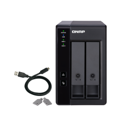 QNAP Tr-002 2 Bay USB Type-C Direct Attached Storage (Das) With Hardware Raid (Diskless) (Tr-002-Us)