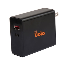 UOLO Volt 39W USB-C Pd Wall Charger [51W Total] With 12W USB-A Port - Dual Port Pd Wall Charger - for Iphone Fast Charge