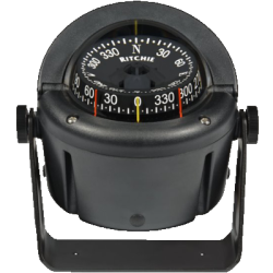 RITCHIE COMPASSES Compass, Bracket Mount, 3.75" Combi, Blk