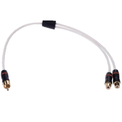 FUSION Rca Splitter, 1 Male to 2 Female