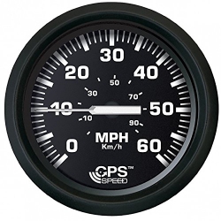 FARIA BEEDE Faria Euro 4" Speedometer 60Mph -Gps In Black
